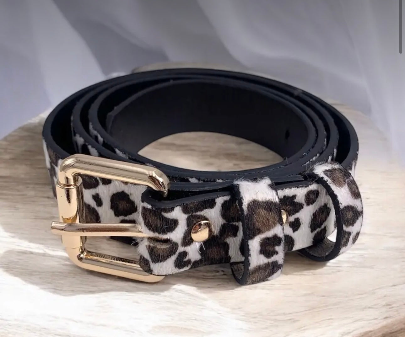 Ceinture Léopard + vache