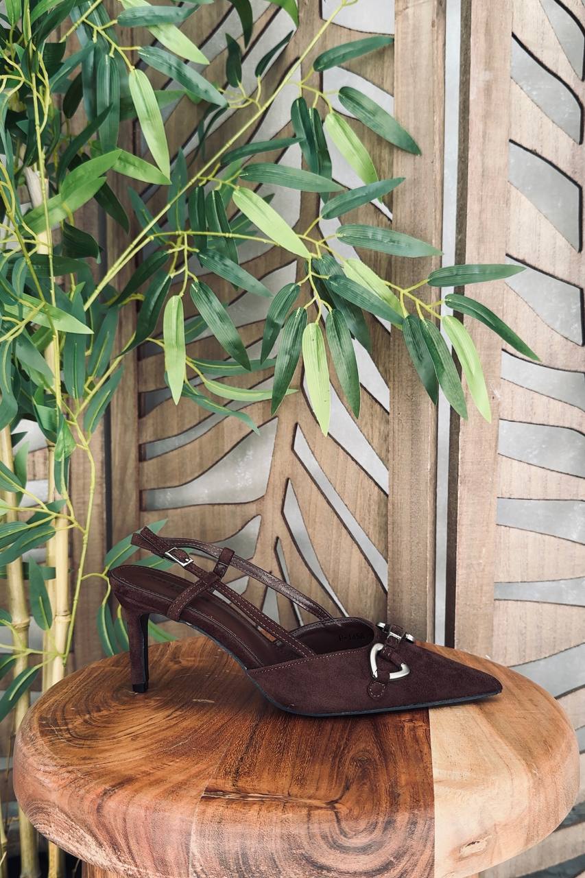 ESCARPIN MARRON