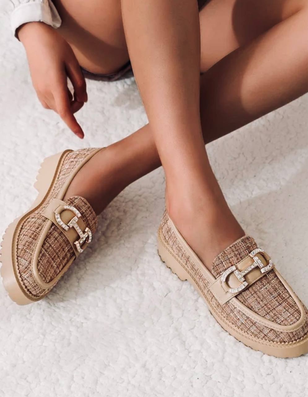Mocassins rayés